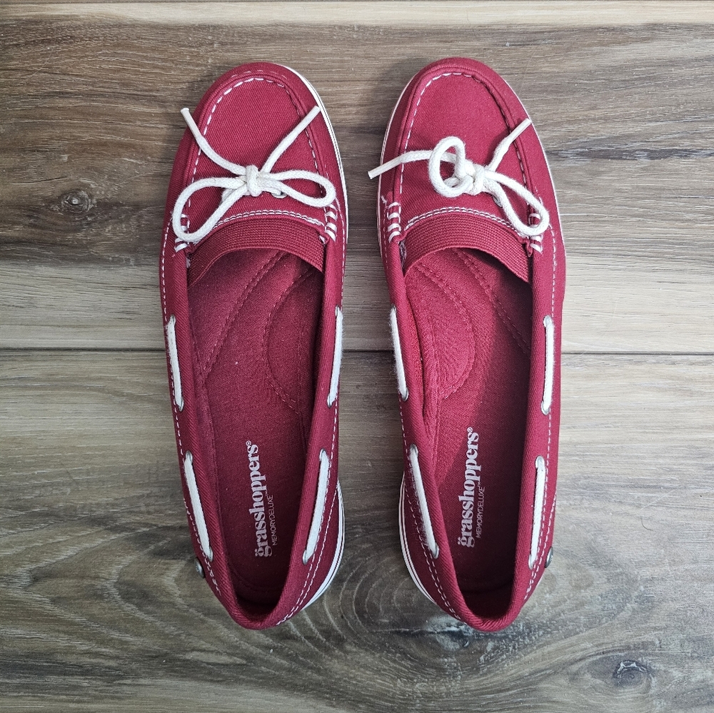 Grasshoppers Women's Red Loafers